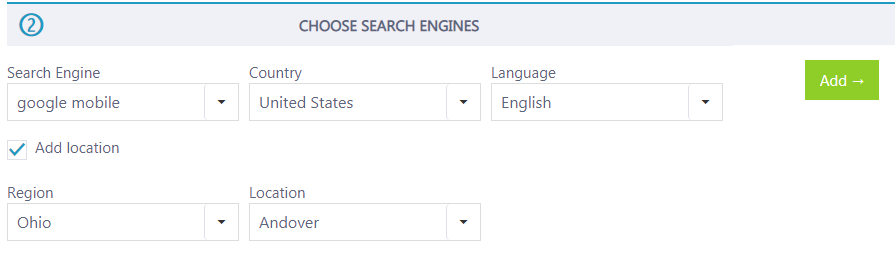 choose search engine rankactive