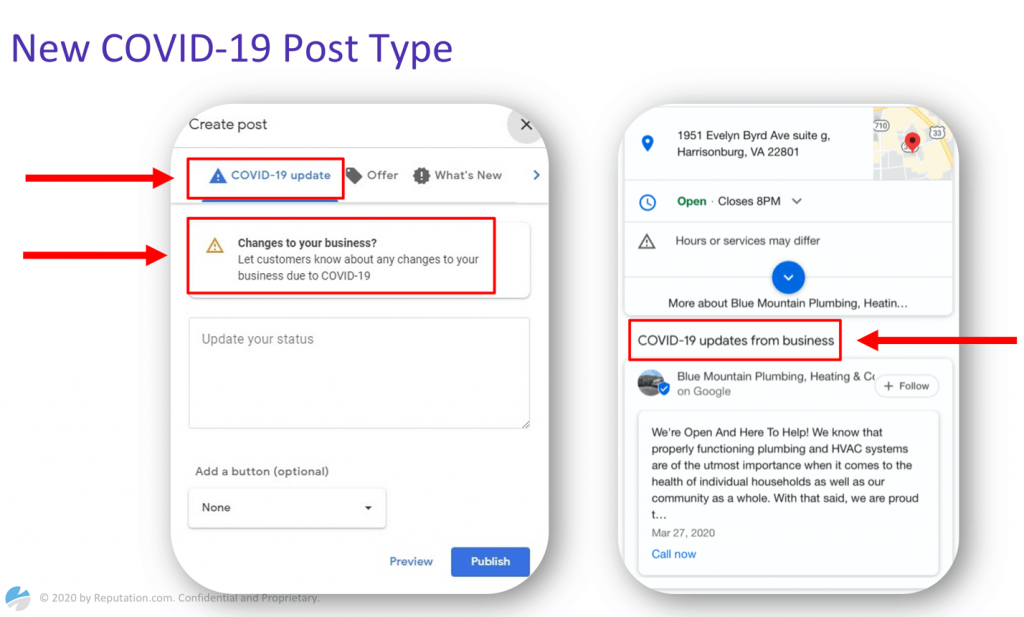 COVID-19 post type