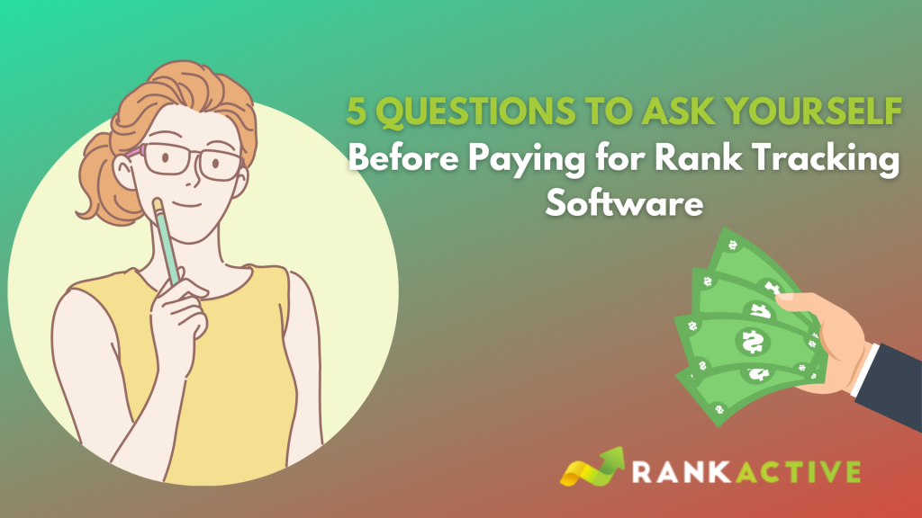 Check this before paying for rank tracking software